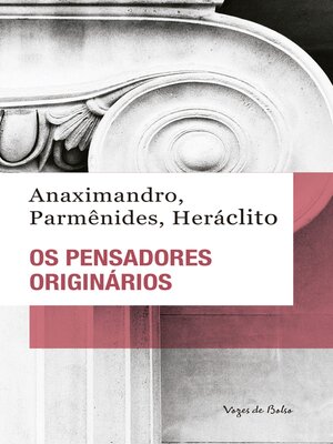 cover image of Os pensadores originários